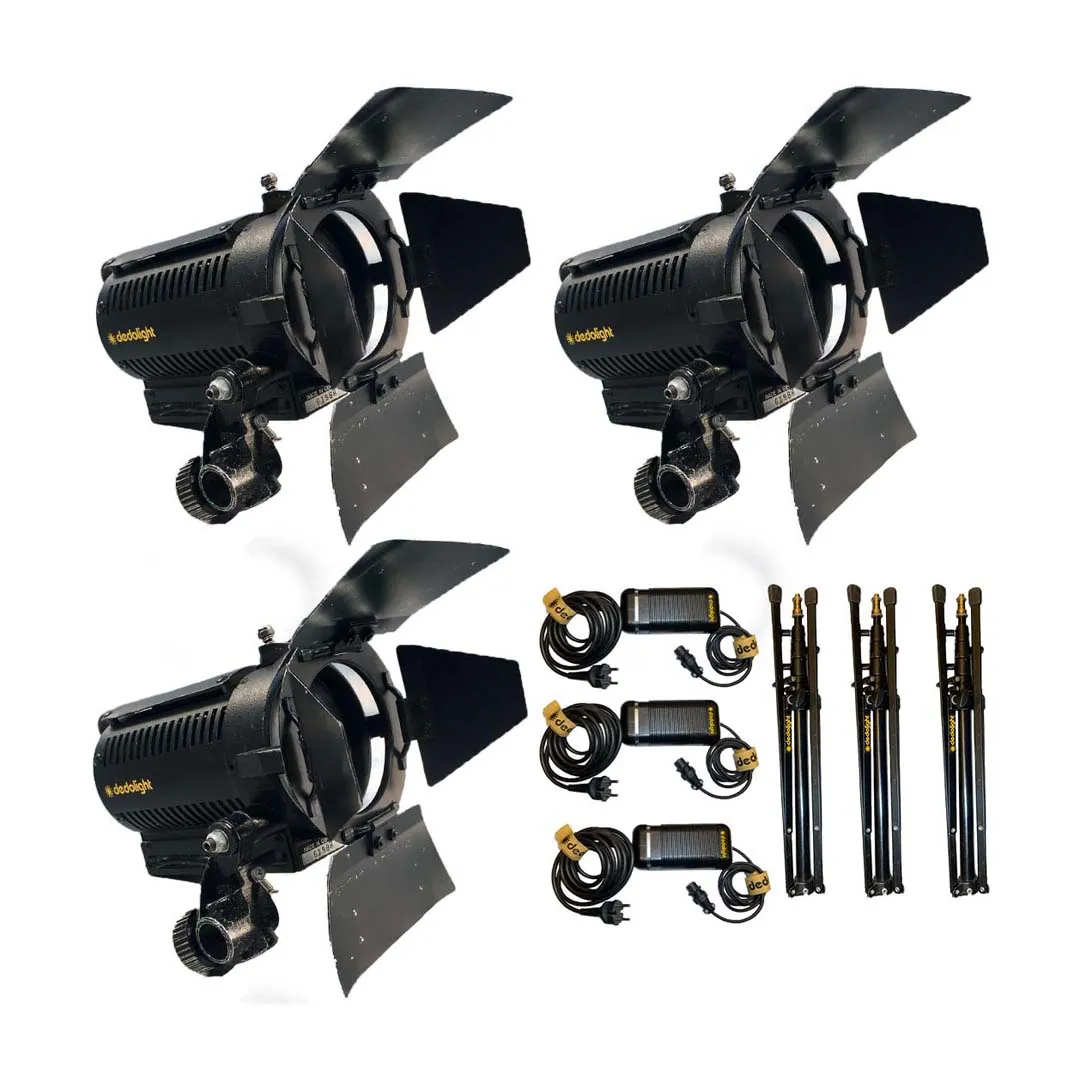 Dedolight DLH2 3-Leuchten Kit