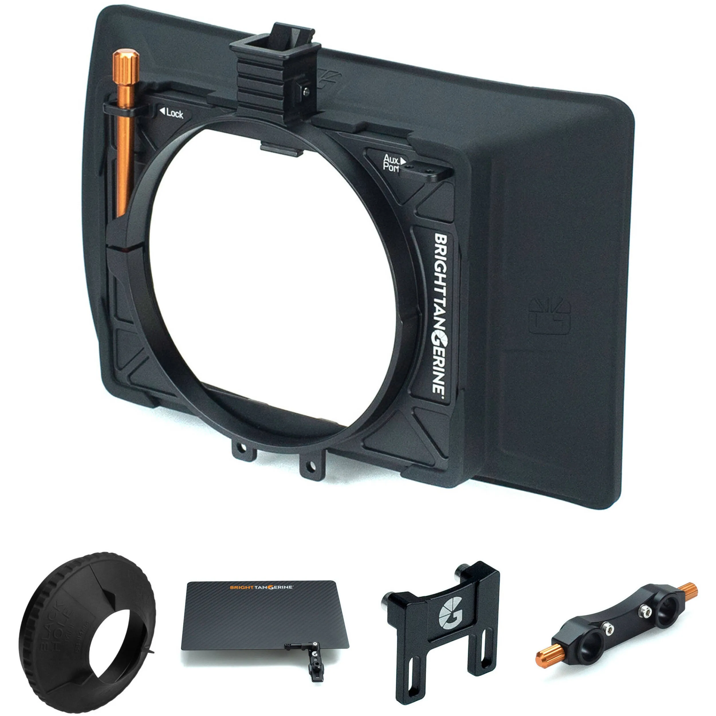 Matte Box Bright Tangerine Misfit ATOM Clamp Kit