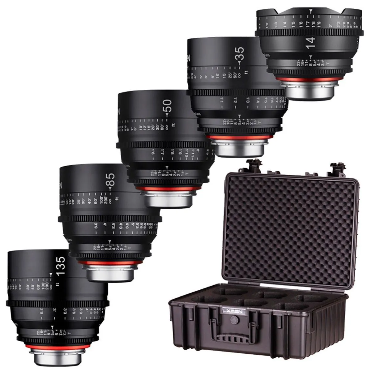 Samyang Xeen EF Cine Prime Set (5 Lenses)