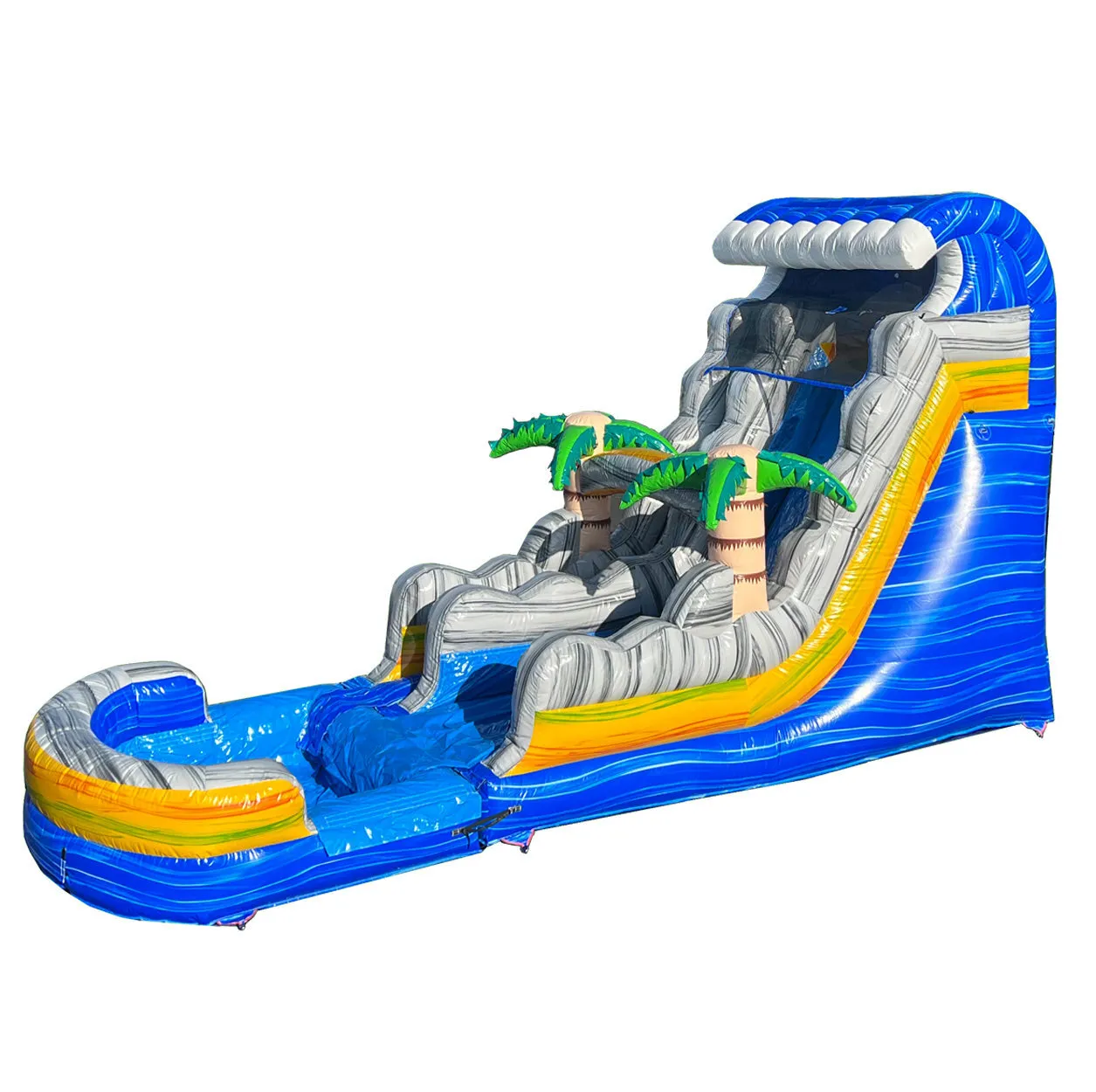 18 foot Caribbean wave waterslide
