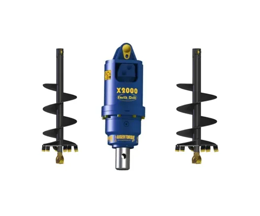 Auger Torque Driver X2000 with 300mm & 450mm Auger
