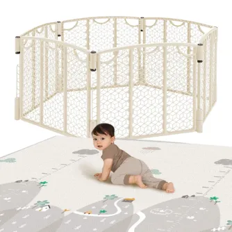 Play It Safe Package with Play Mat and Baby Gate