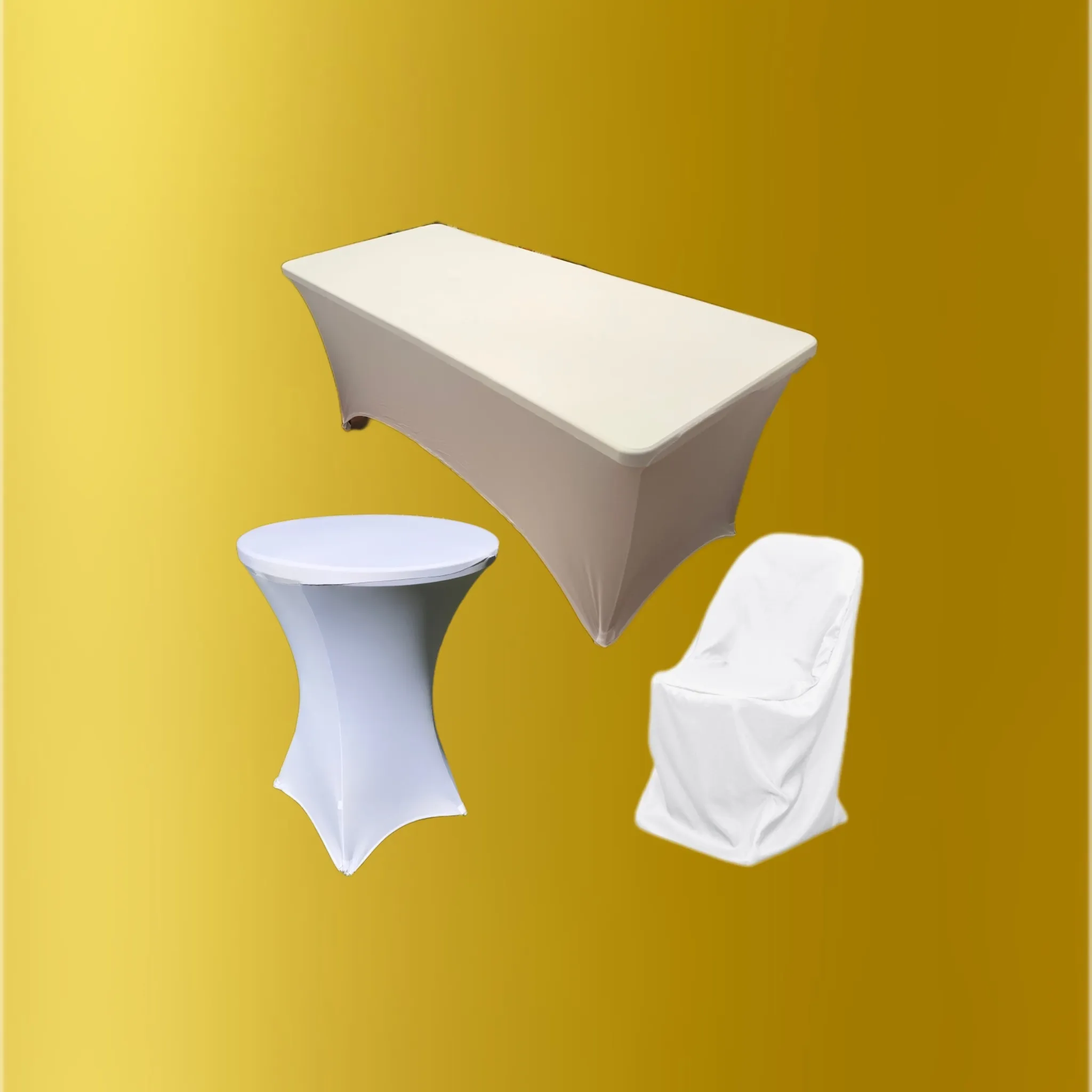 TABLE CHAIR COVERS