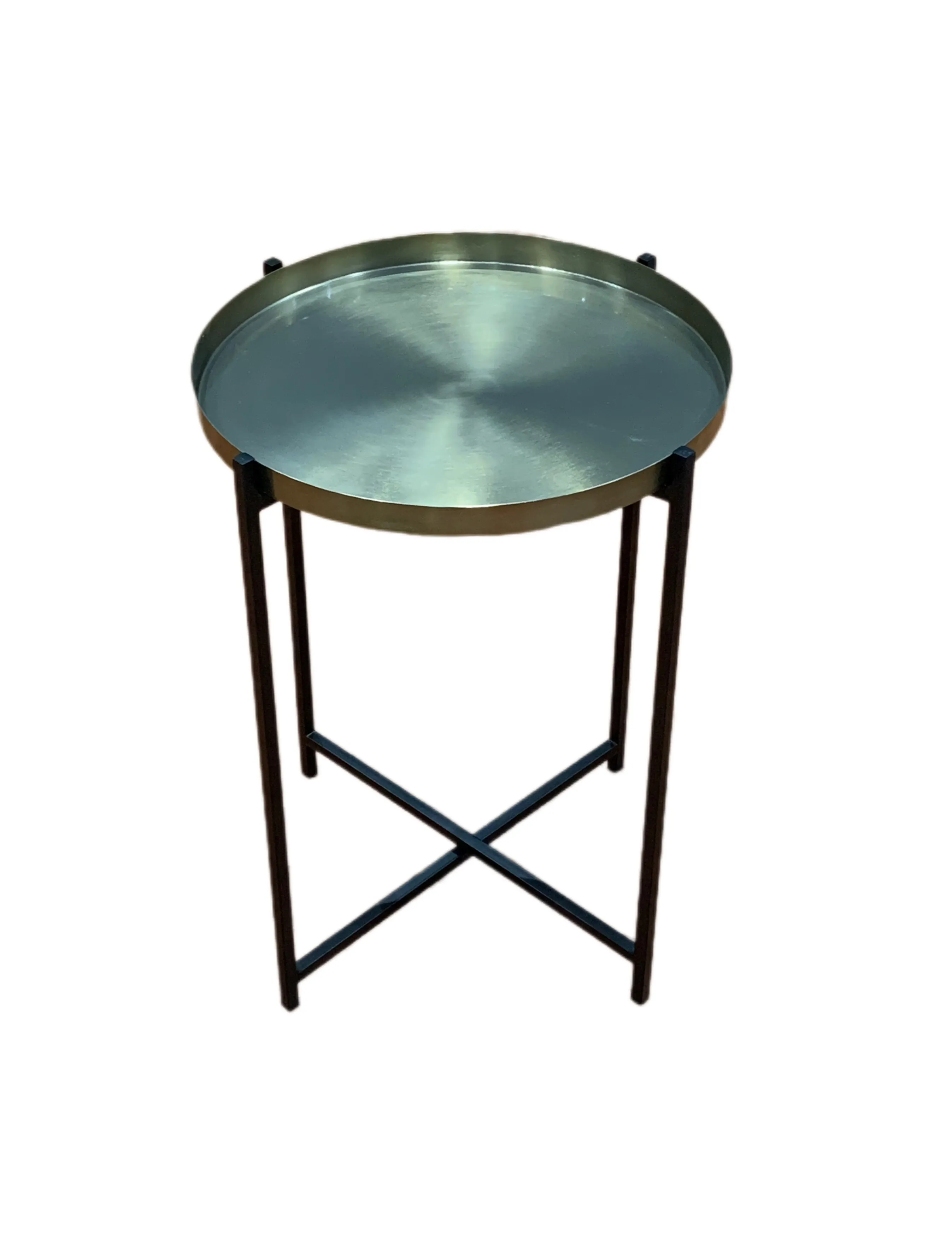 TABLE - SMALL ROUND - FOLDABLE   15" DIA - 21" TALL