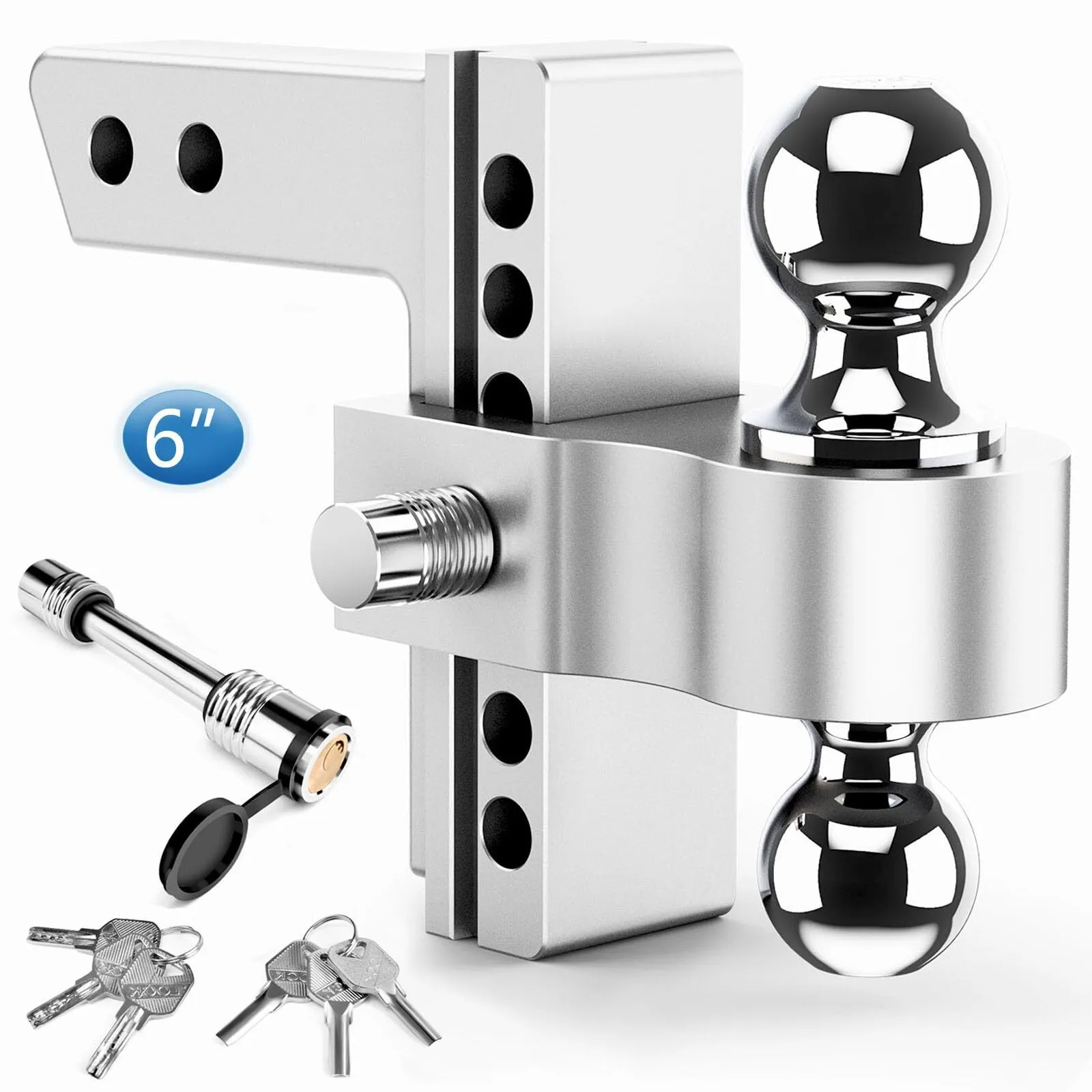 6" Adjustable Drop Hitch