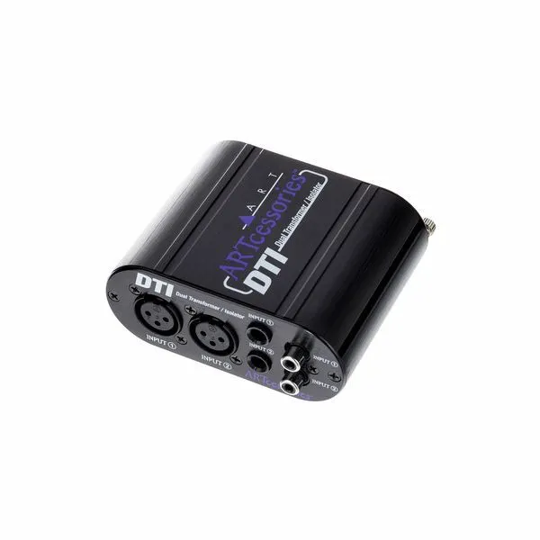 ART DTI - Dual Input Inline Transformer/Isolator Box with Balanced and Unbalanced Connectors
