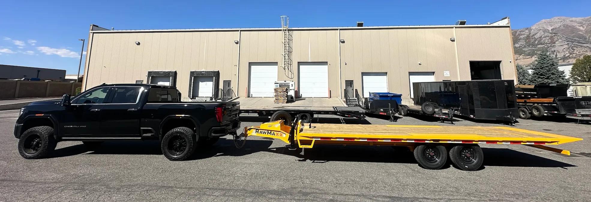 24' RAW deck Over Trailer