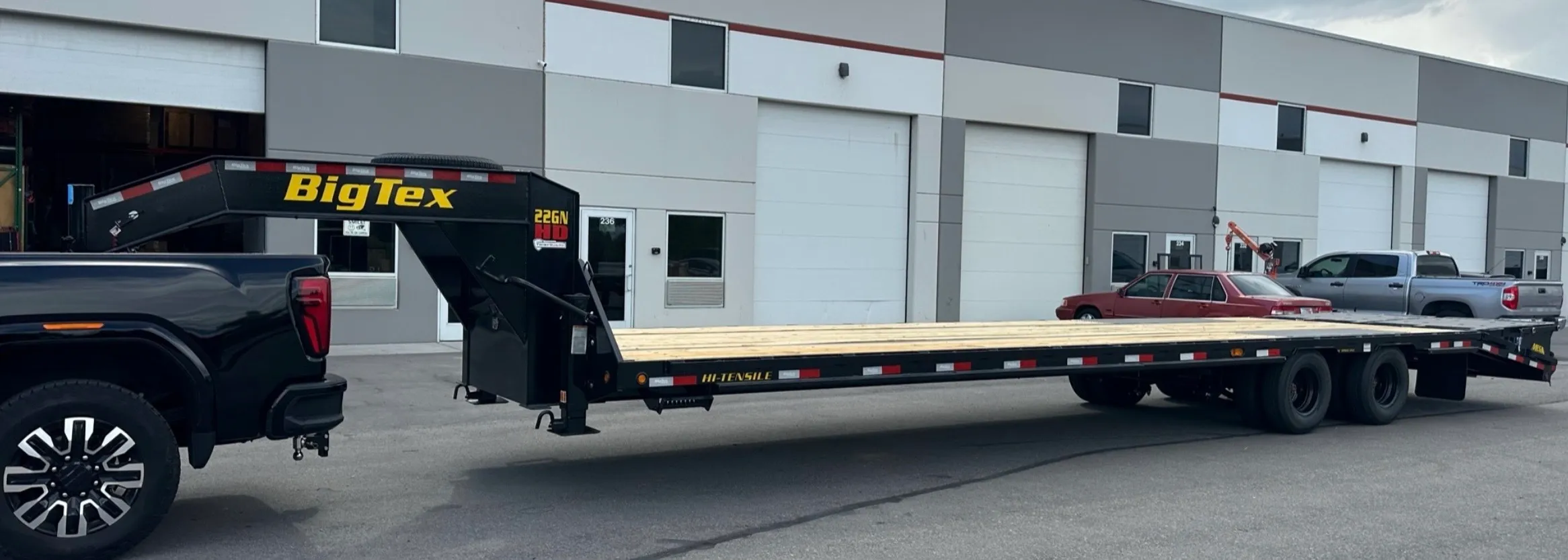 35' BigTex Gooseneck deceiver with monster ramps