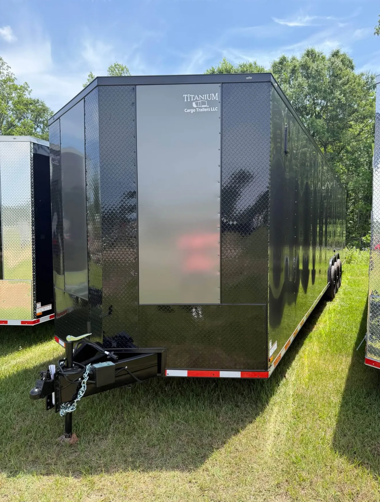 36'+2'V-Nose, Dual Car Hauler, Moving Trailer, Extra Tall 7'6" Height, Triple axle, GVWR 21,000Lbs