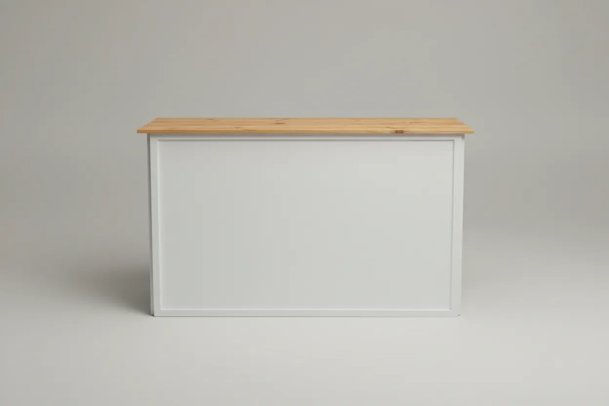 6FT Portable Bar- White