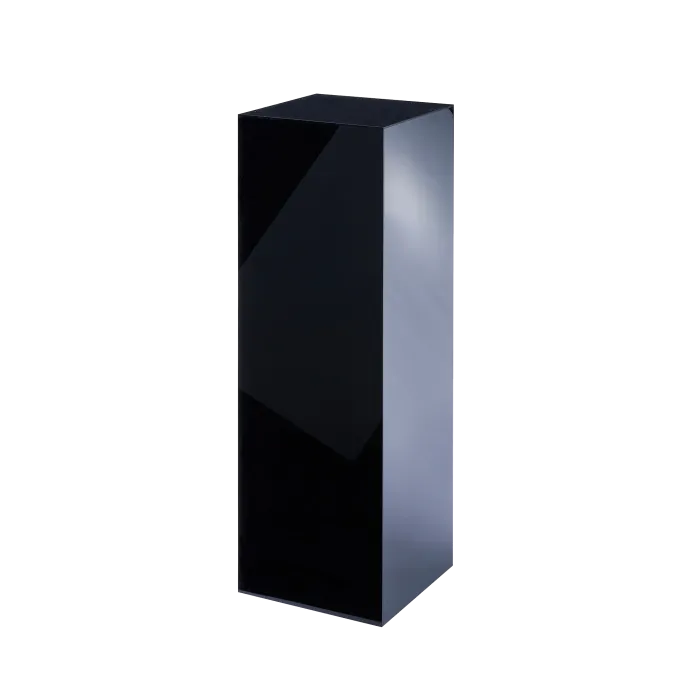 Black Square Acrylic Plinths