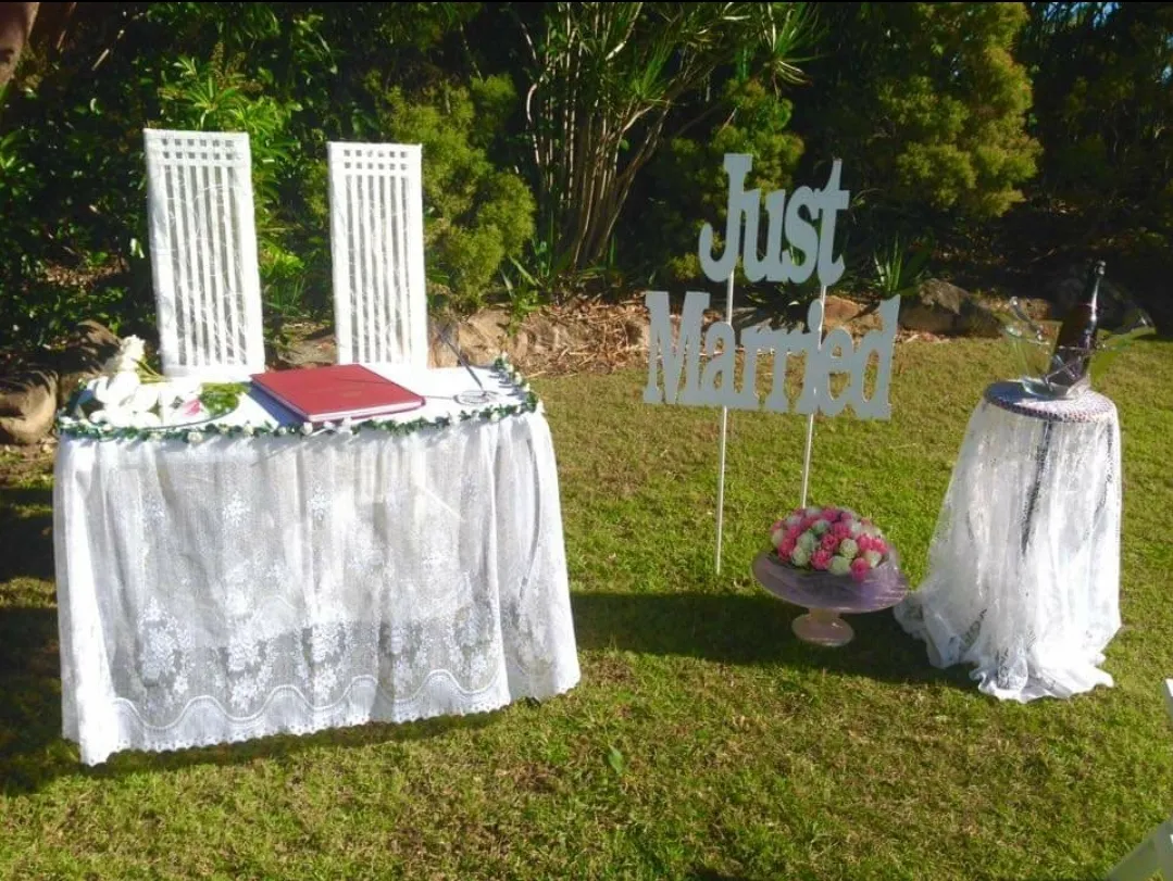 Decorated Signing Table