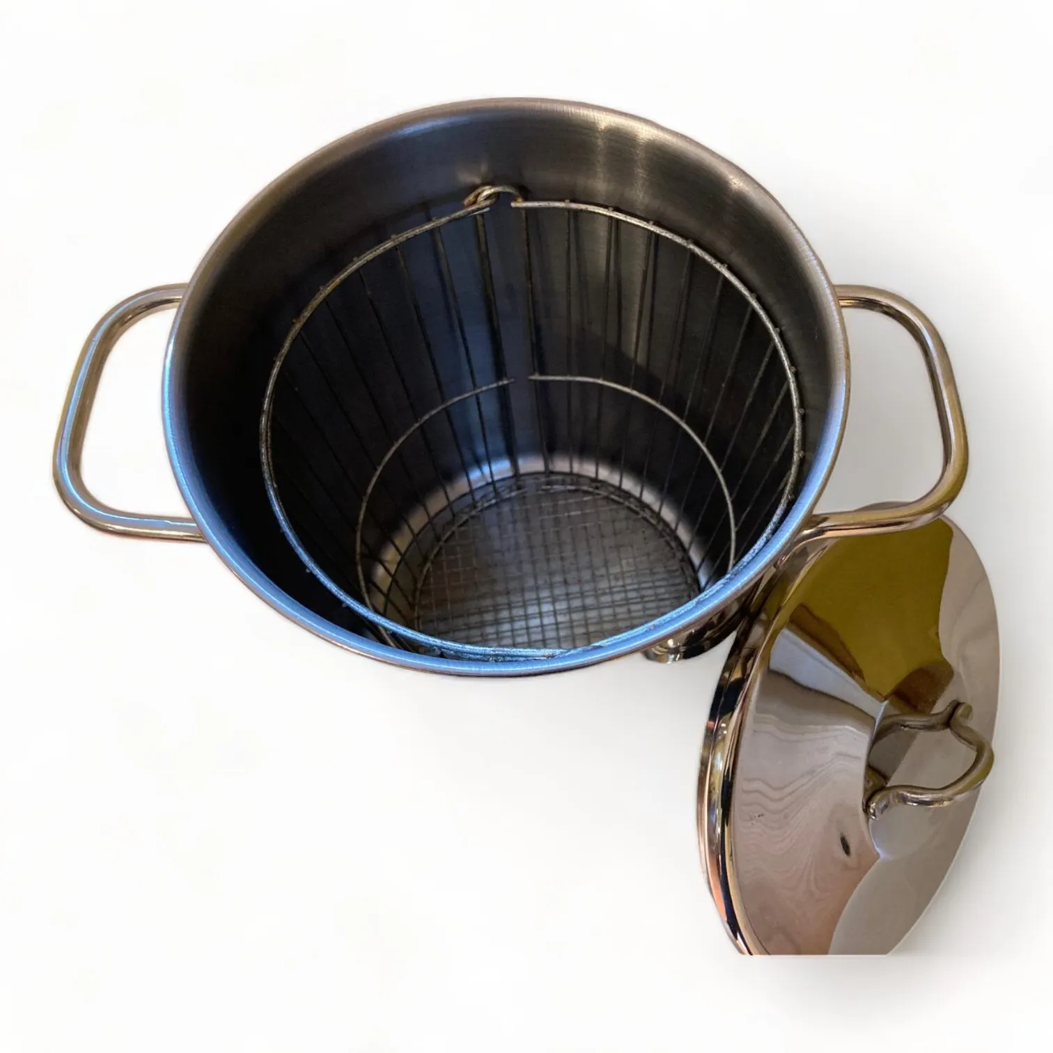 Spargeltopf mit Siebeinsatz