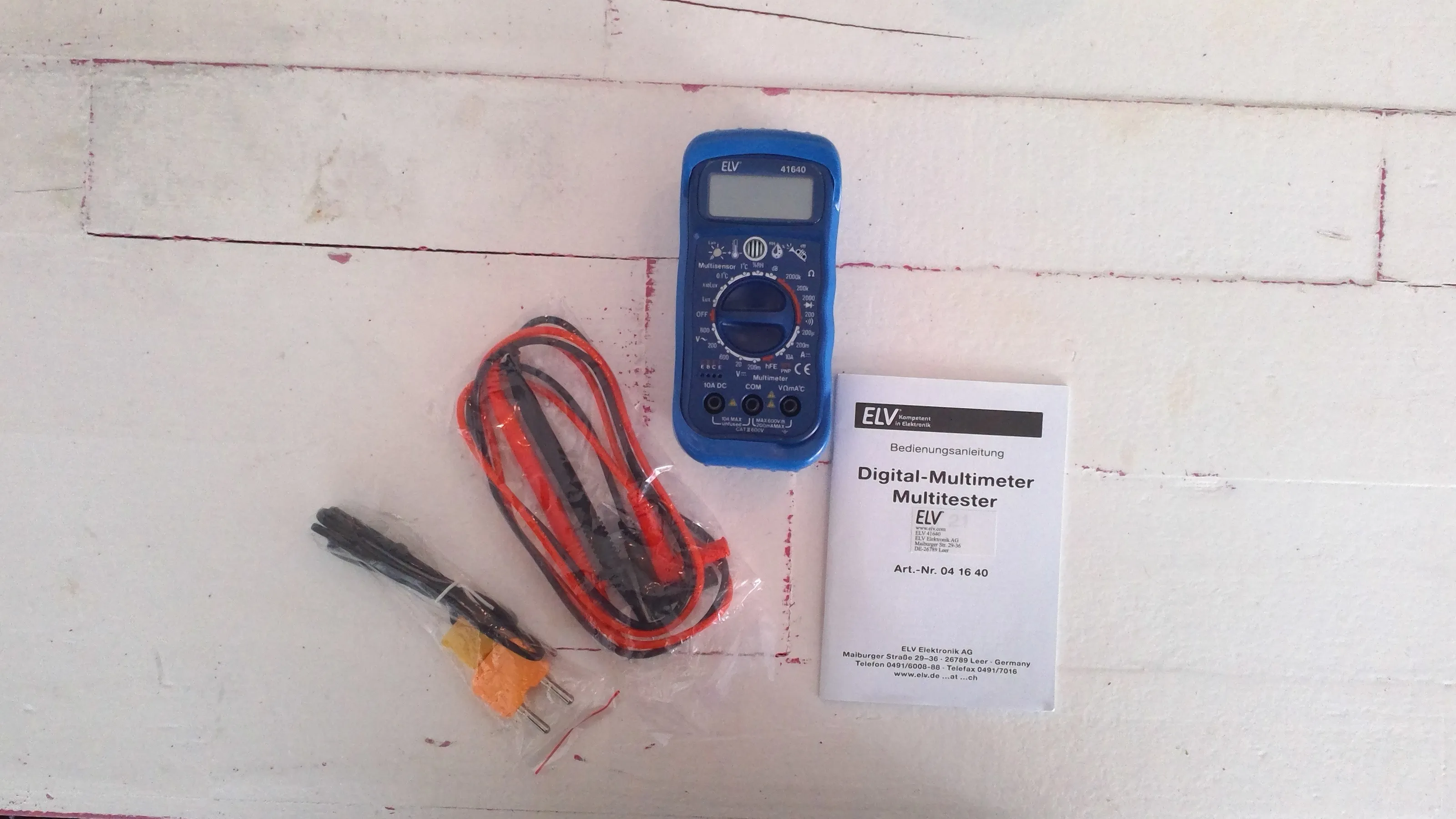 Digital-Multimeter Multitester ELV 41640