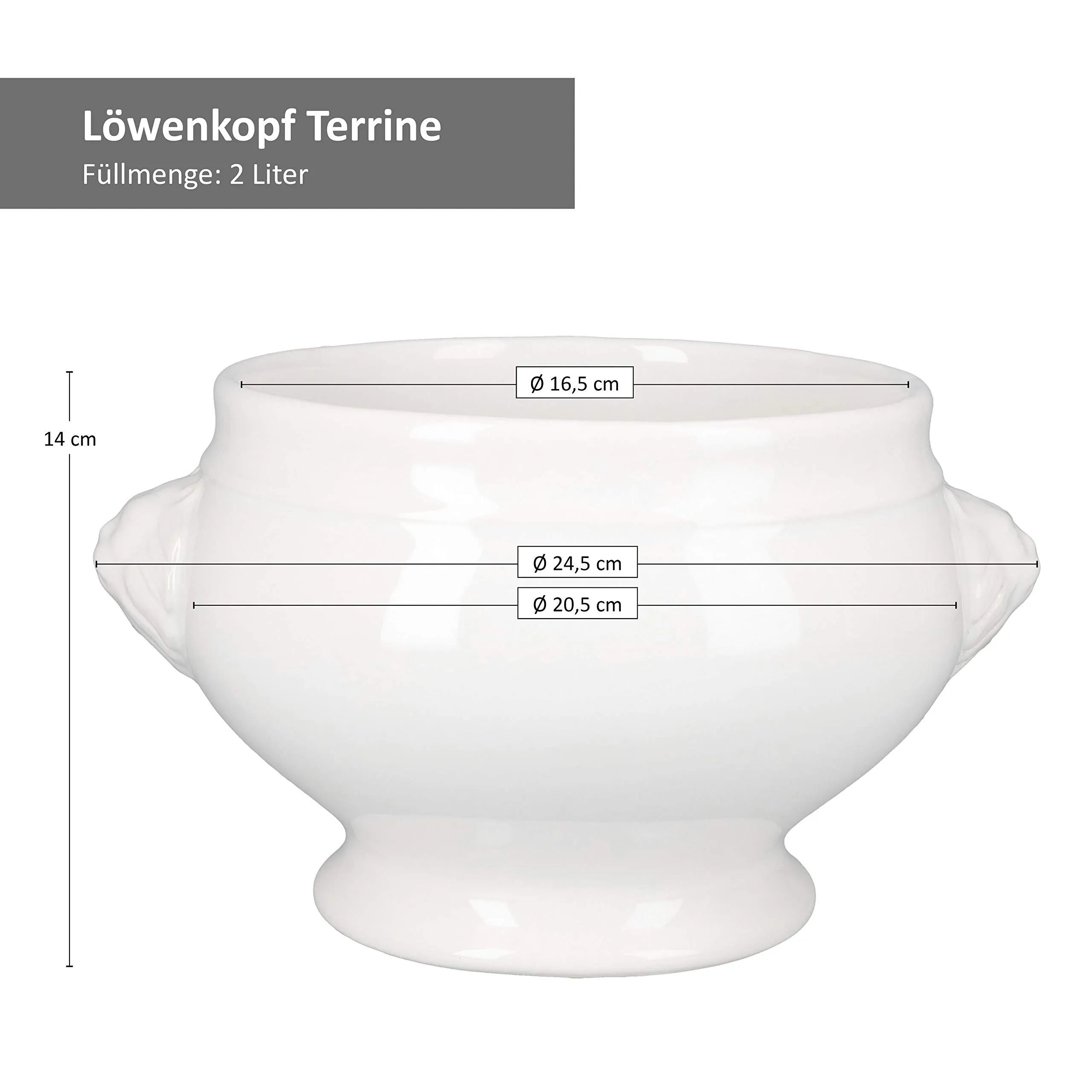 Servierschüssel Löwenkopf