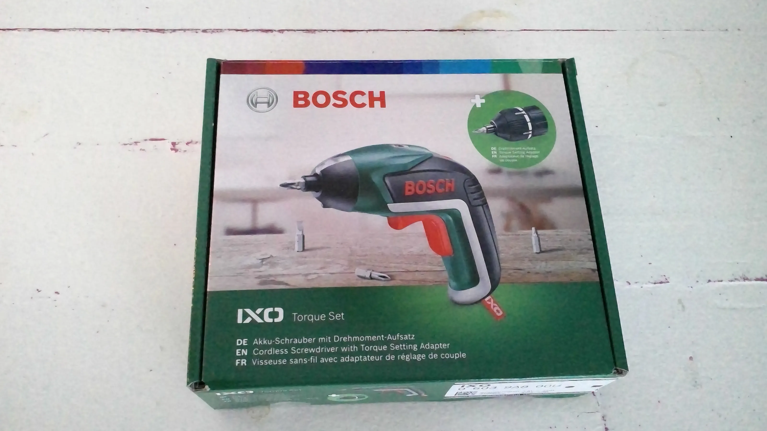 Akku-Schrauber mit Drehmoment-Aufsatz IXO Torque-Set (Bosch)