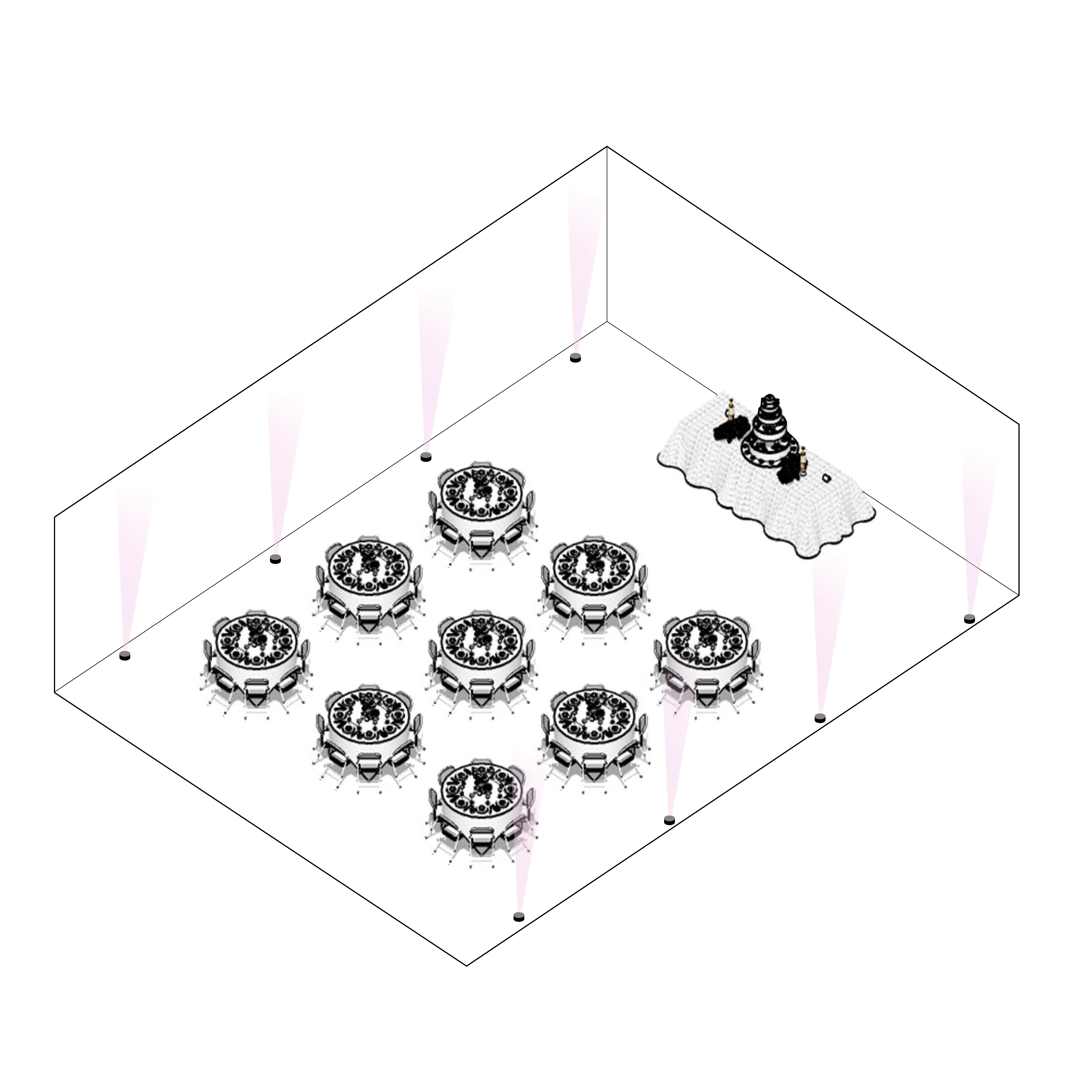 Iluminación de recepción #2