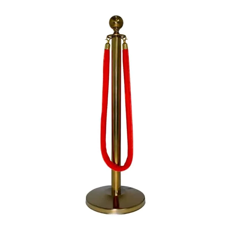 Unifila dorado con cordon rojo