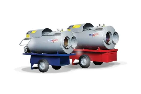 Indirect fired diesel heater