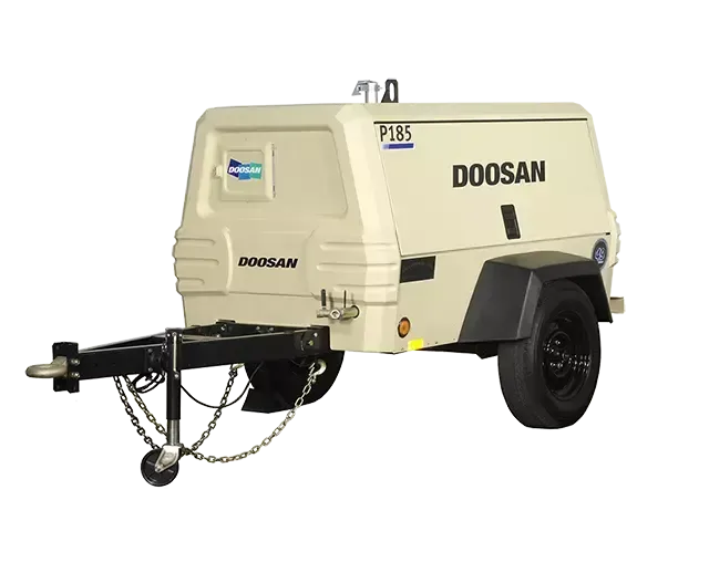 Towable Air Compressor, 185 CFM, Diesel Powered