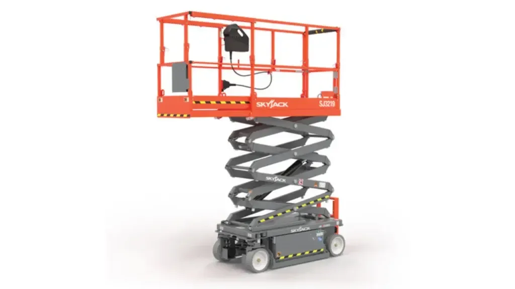 19 ft. Electric Scissor Lift, 32 in. Wide