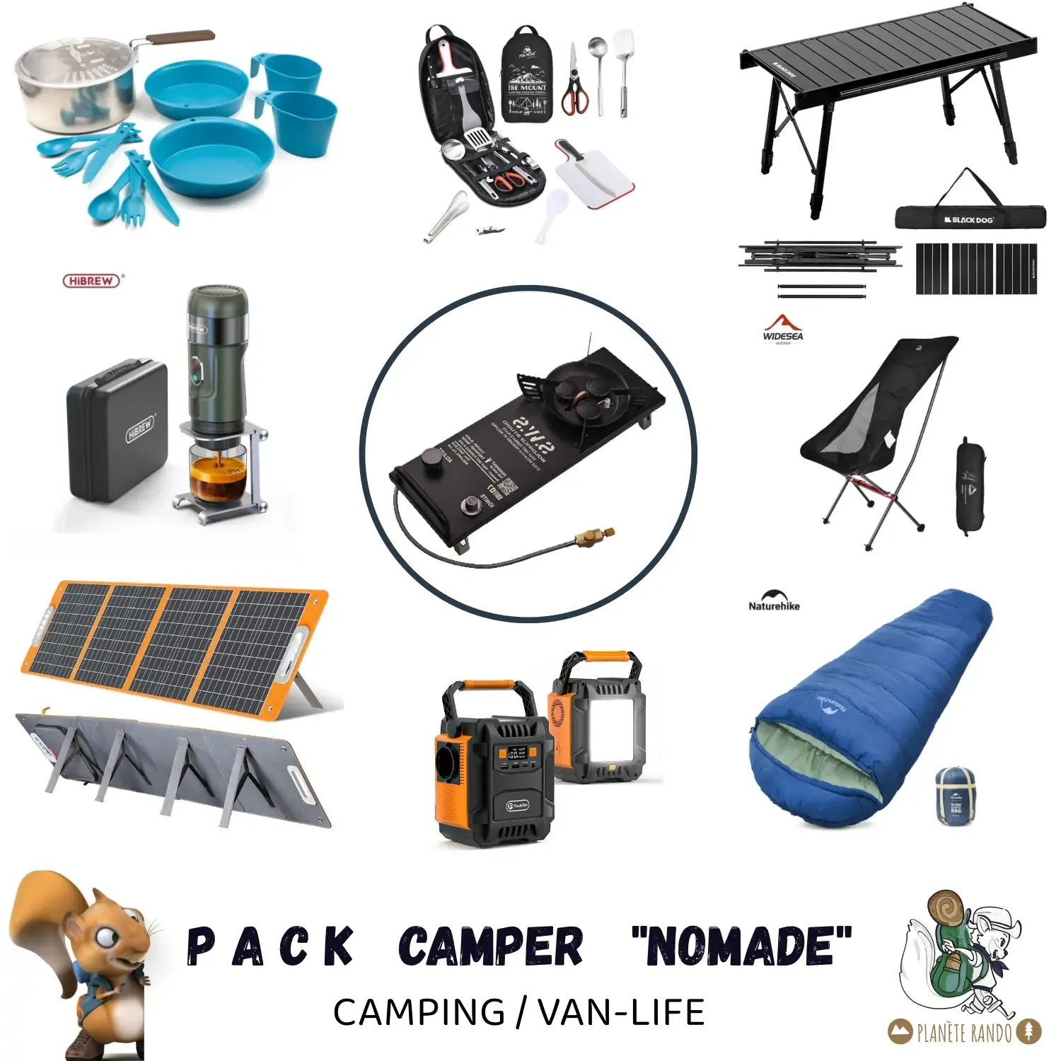 Pack camper "nomade"
