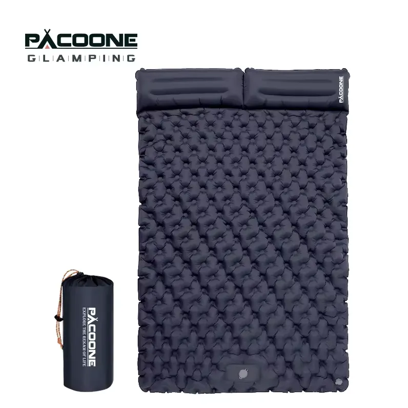 Matelas gonflable double pour 2 personnes (5cm épaisseur) "Pacoone - "Double Inflatable Cushion"
