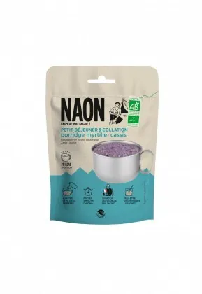 Porridge myrtille cassis 85g "Naon"