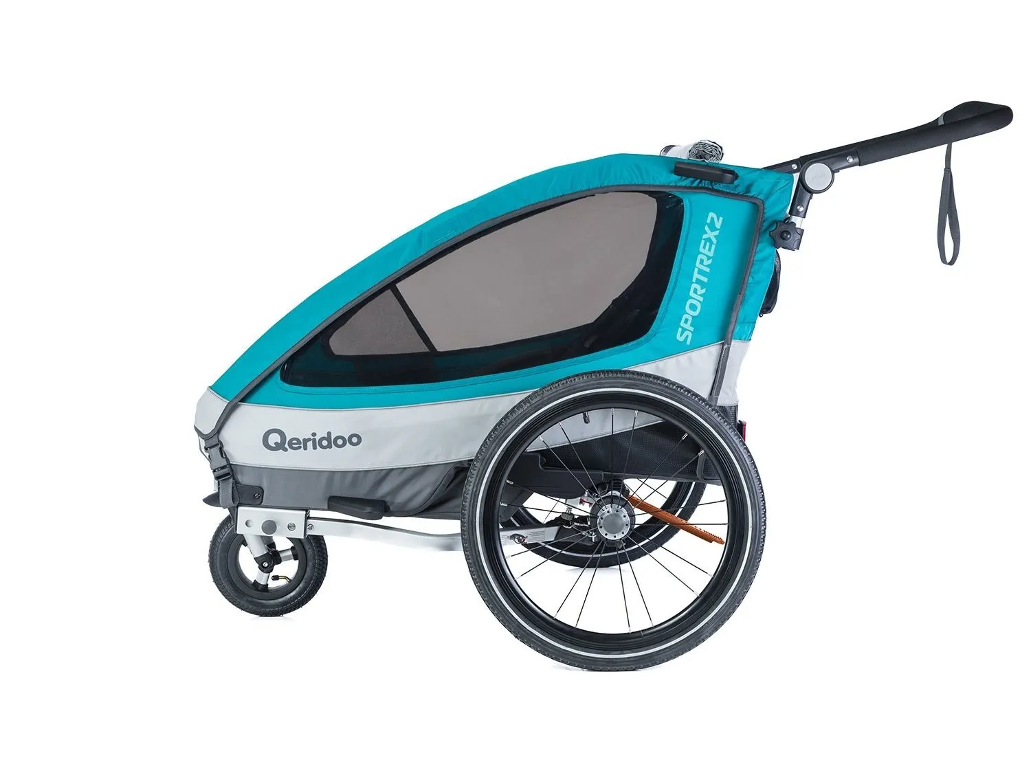 Remorque vélo bébé / enfant - Qeridoo - Sportrex 2
