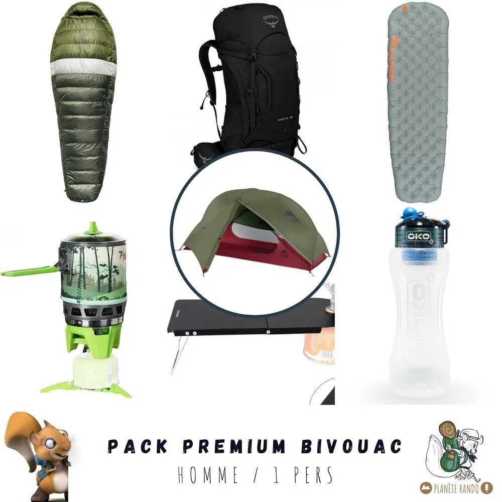 Pack premium bivouac homme