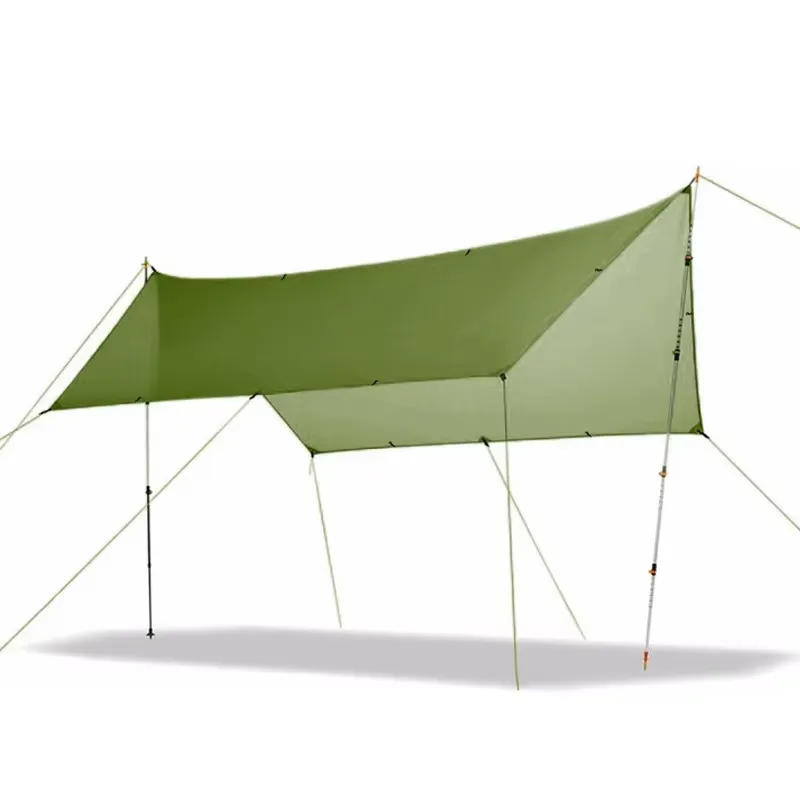 Tarp ultra-léger 15D en nylon silicone 3x3M 550g "FLAME'S CREED - Ultralight TARP"