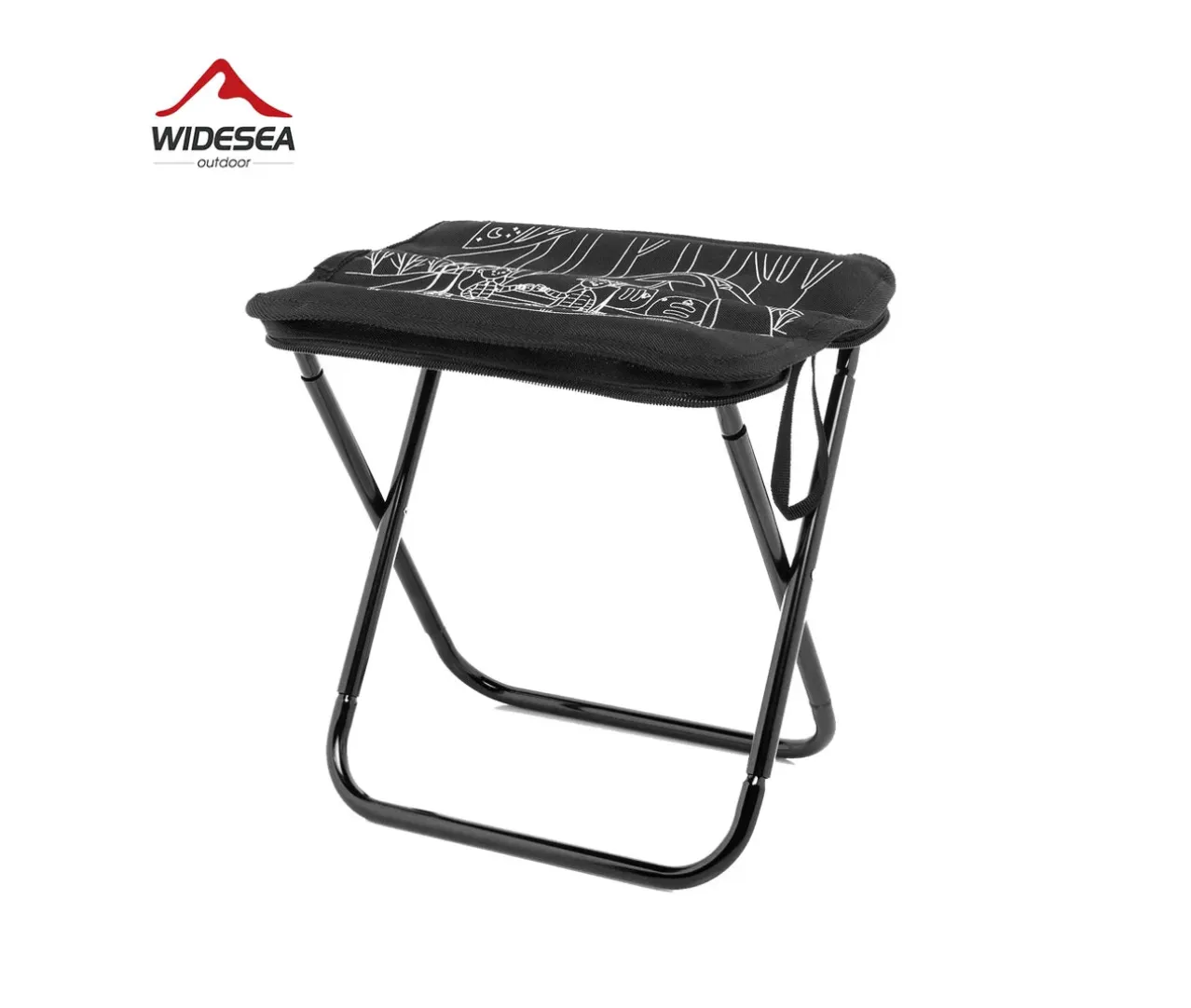 Tabouret / chaise de camping pliable "Widesea - WSCH-007B"