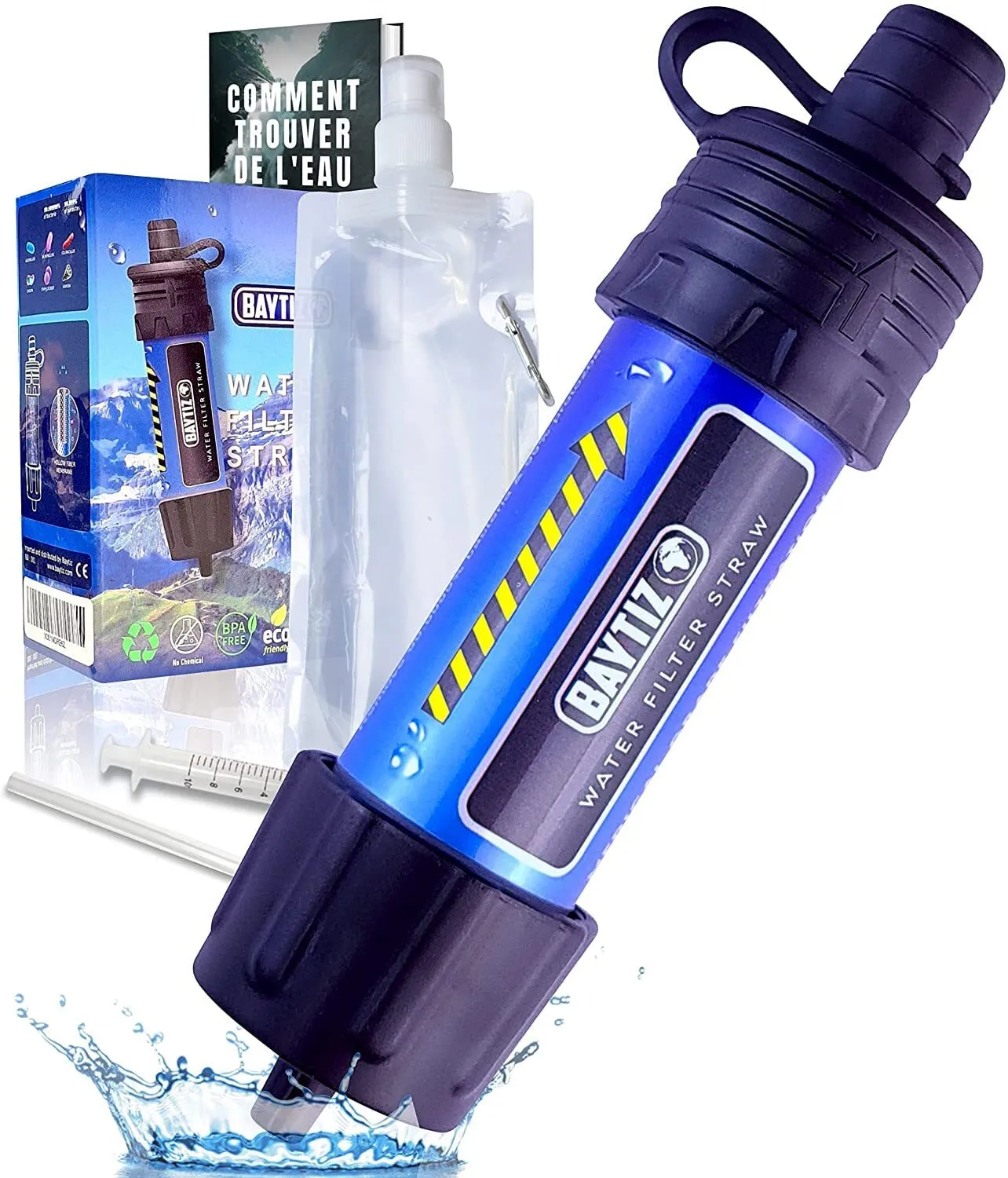 Filtre à eau - BAYTIZ - Water filter straw