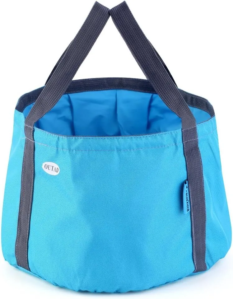 Sceau à eau pliant pour le camping et le bivouac "Bluefiled - 10L"