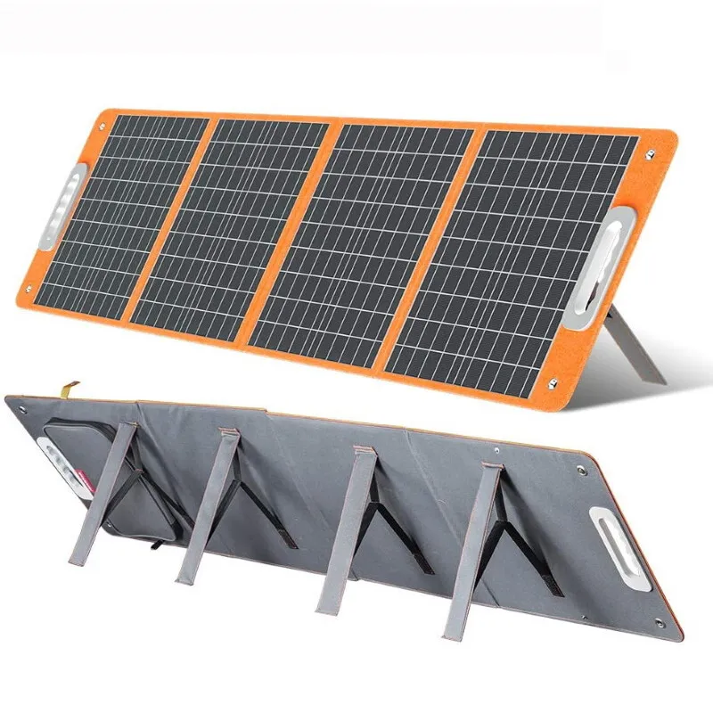 Panneau solaire portable 100W 18V, chargeur de batterie pliable, sortie CC PD type-C "FF Flashfish - TSP18V100W"