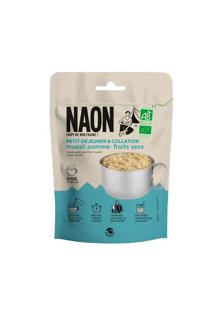 Muesli pomme - fruits secs 85g "Naon"