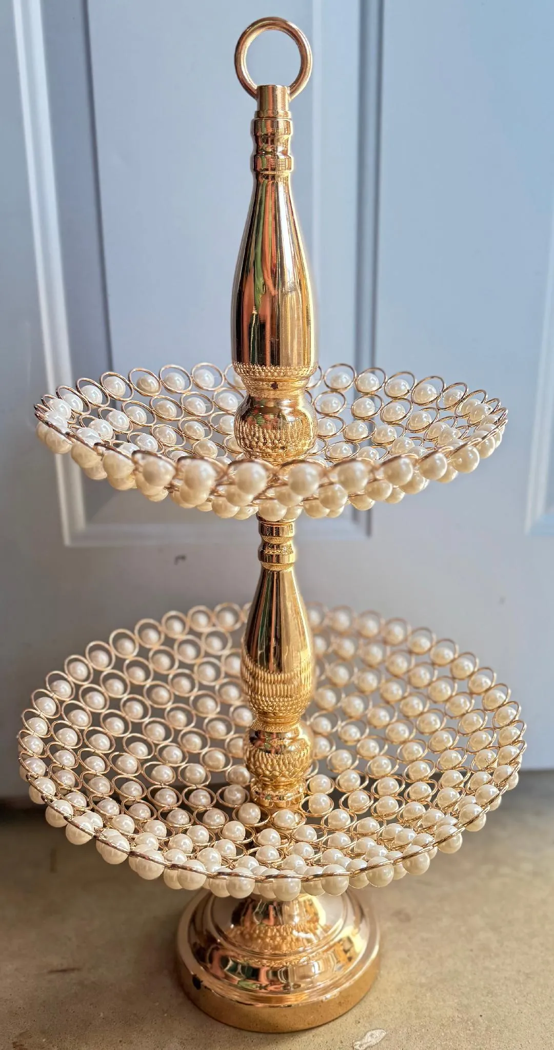 Dessert Stand Gold/Pearl