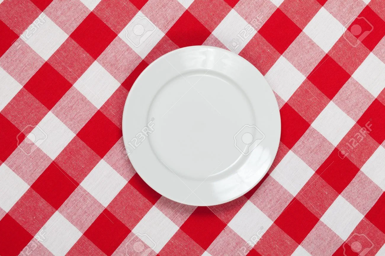  Red & White Checked Tablecloths 