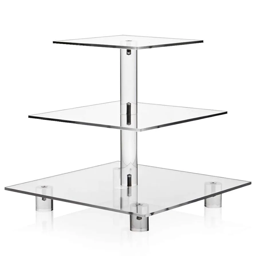 Acrylic Cupcake stand Square