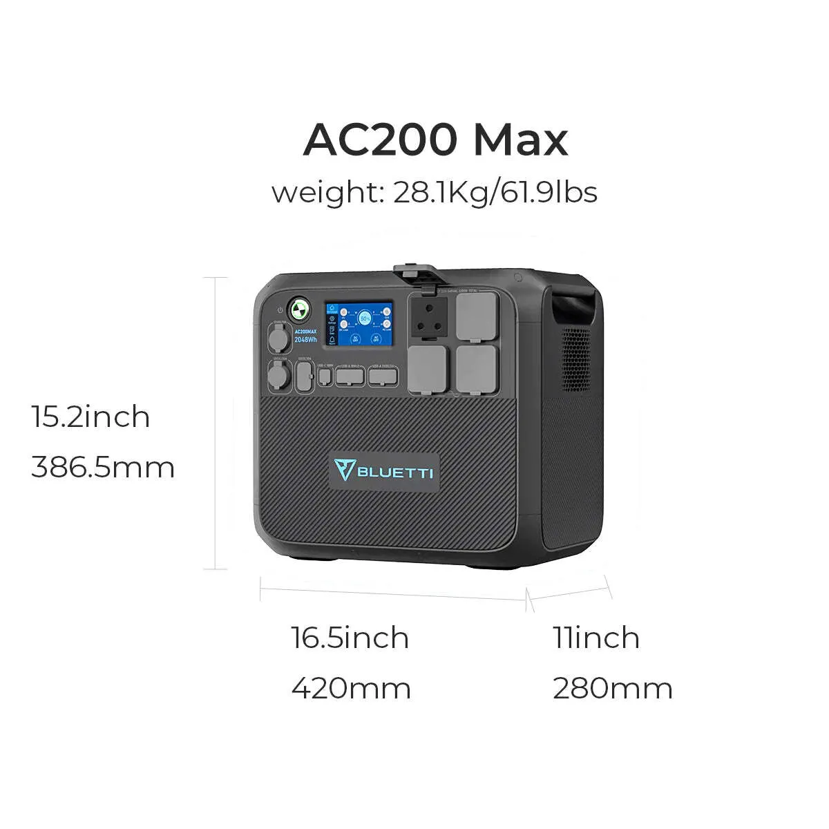 Bluetti AC200 MAX Expandable Power Station