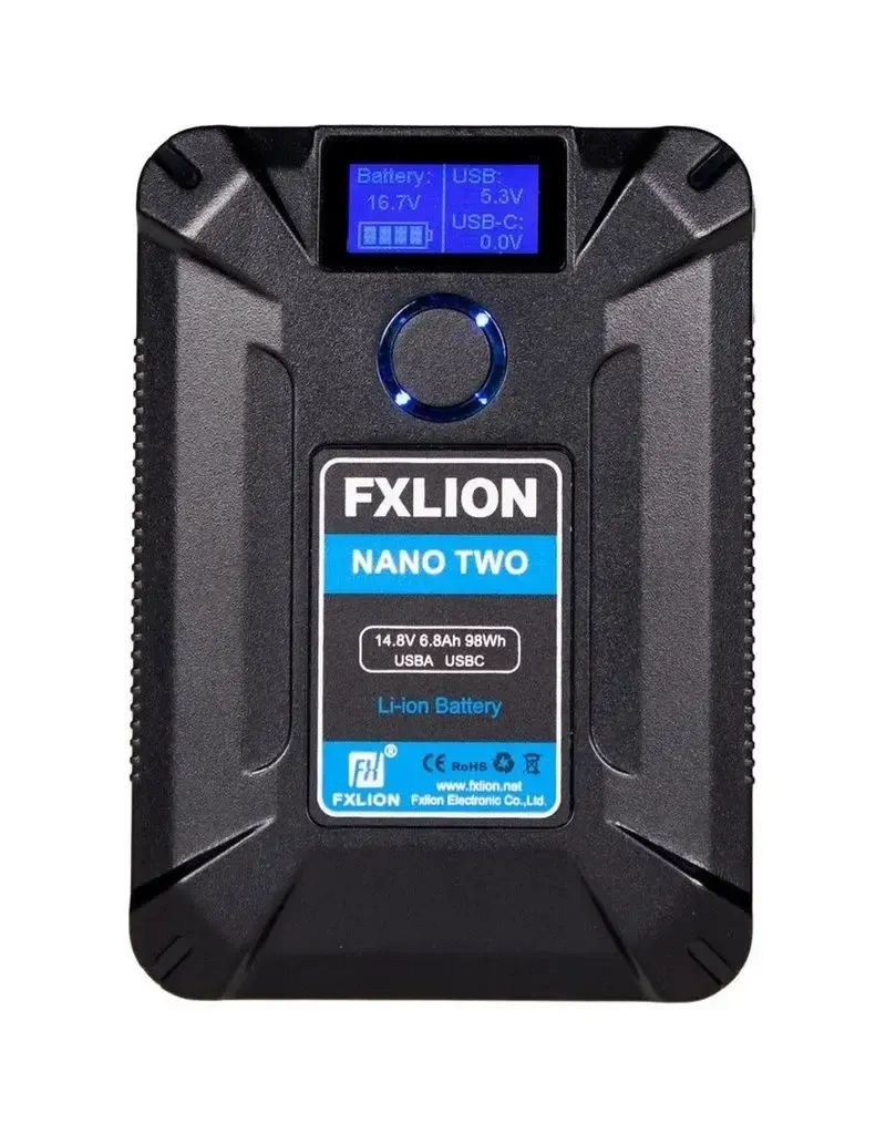 FXLion Nano Two II – 14.8V / 98Wh V-Mount Battery