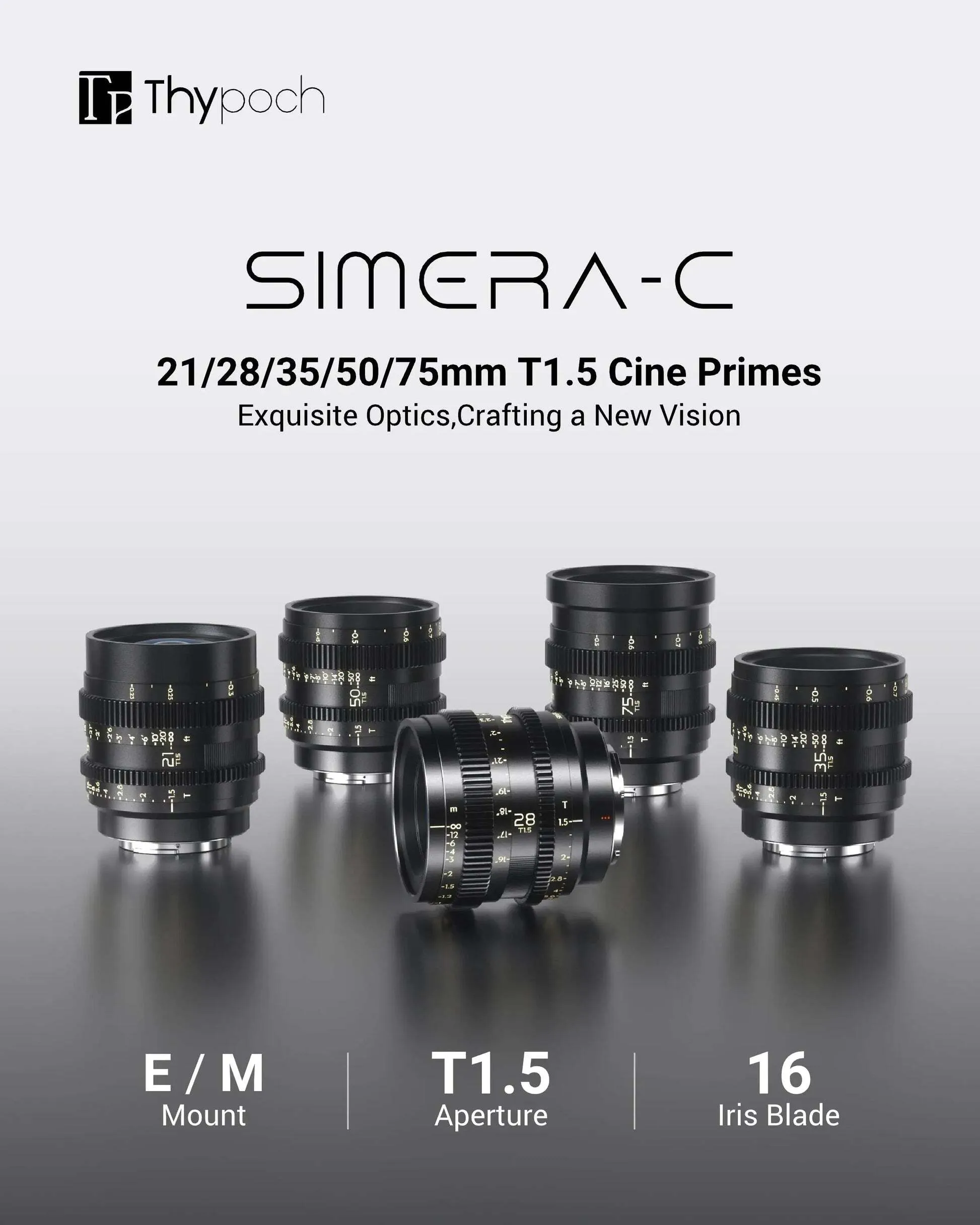 Typoch Simera C set 5 (e mount)