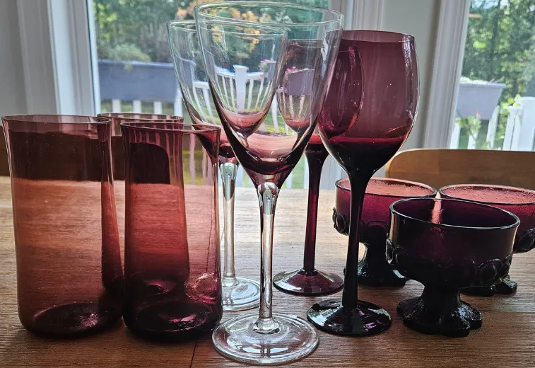 Purple Mix & Match Glassware