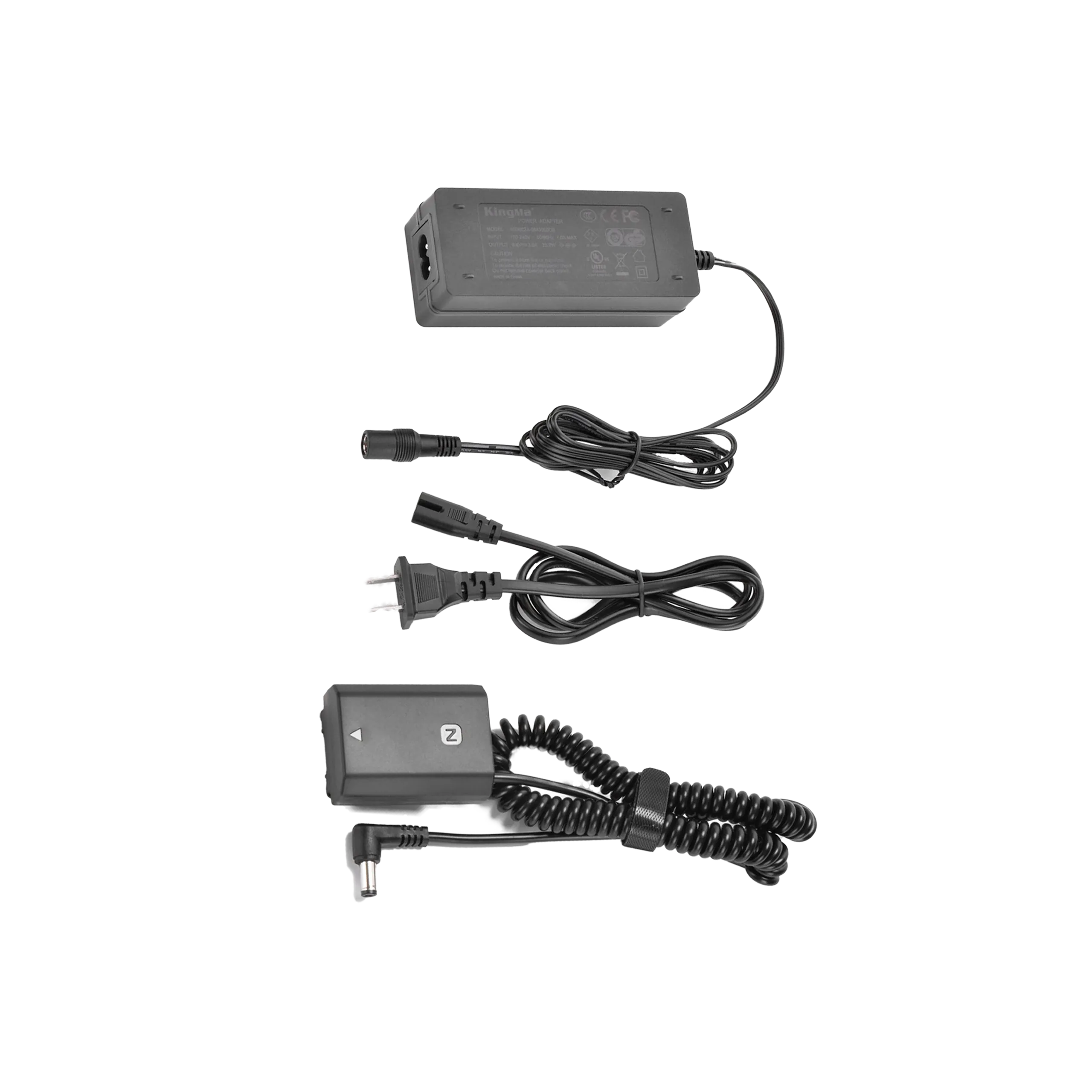 NP-FZ100 Dummy Battery power adapter kit