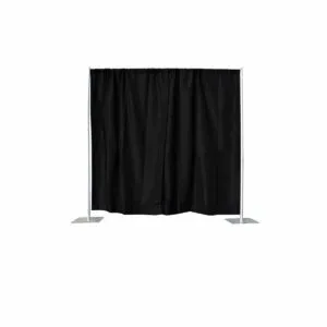 Black Velour Drape