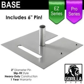 20"x20" Bases and pins for Pipe and drape
