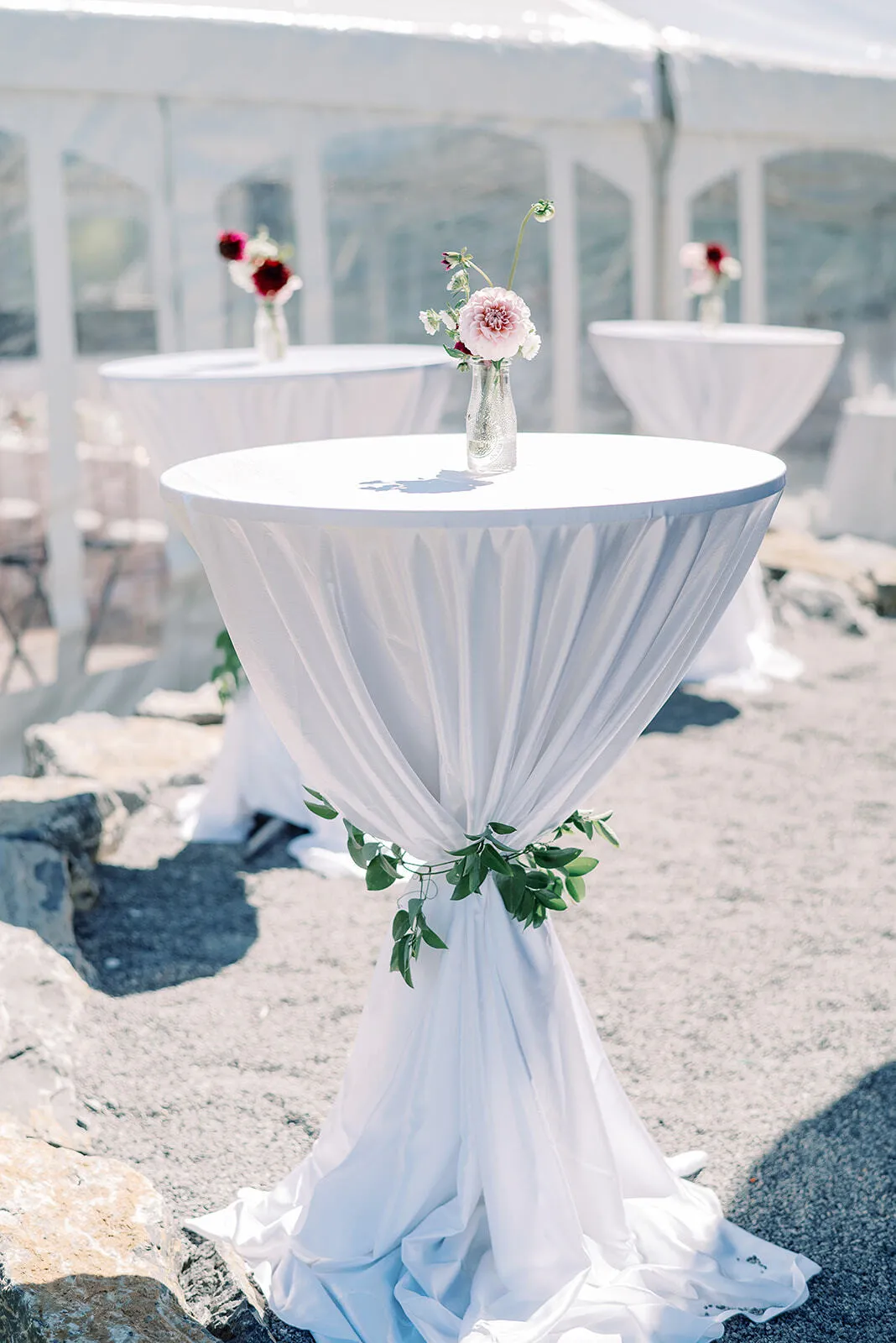 Tall Boy Round Cocktail Tables