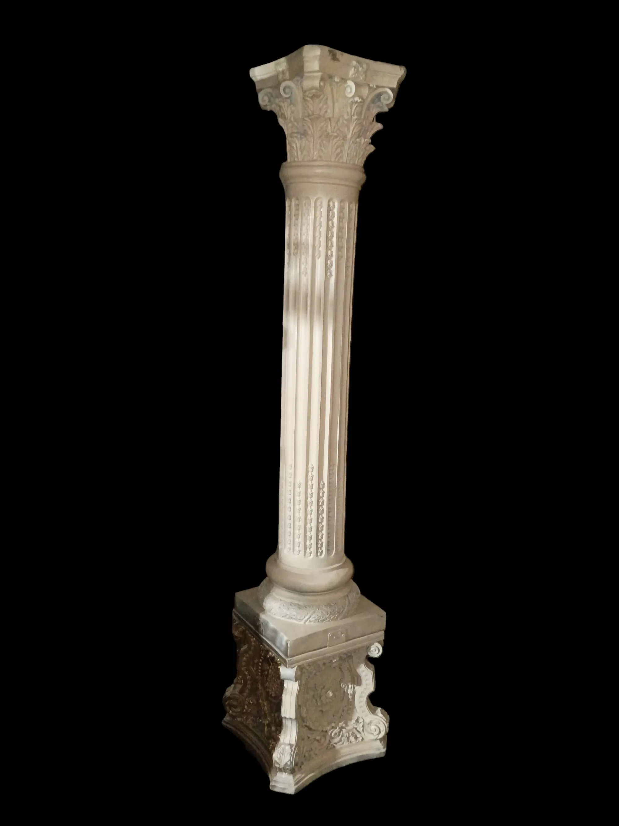 Greek Style White Pillar