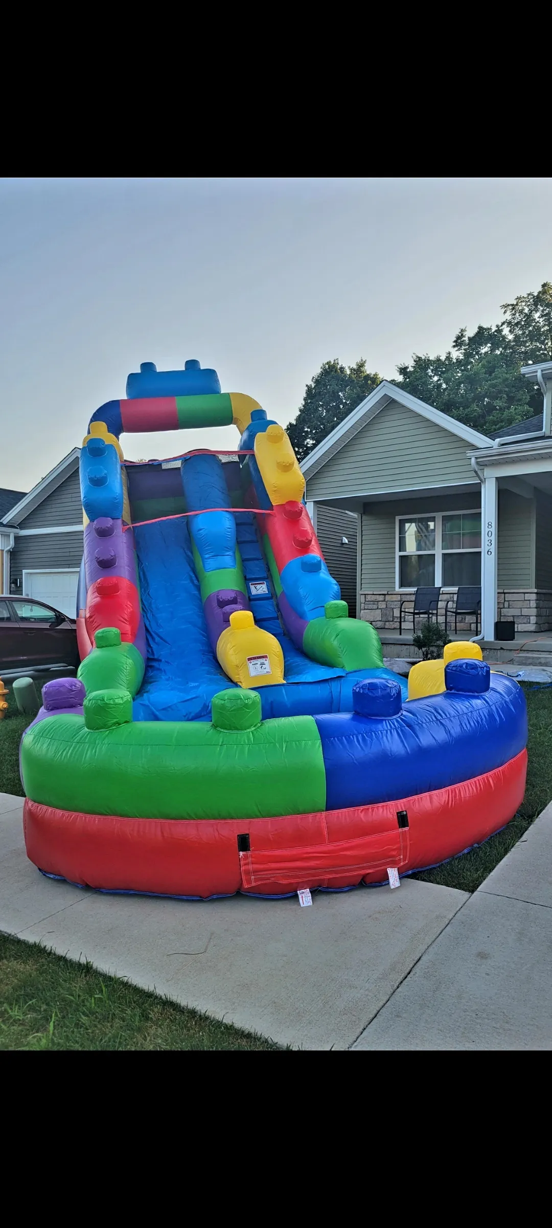 16ft Lego Waterslide