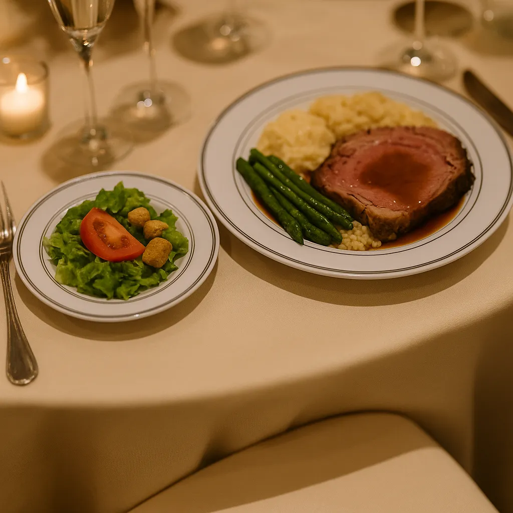 Classy Dinnerware Budget Option Silver Edge